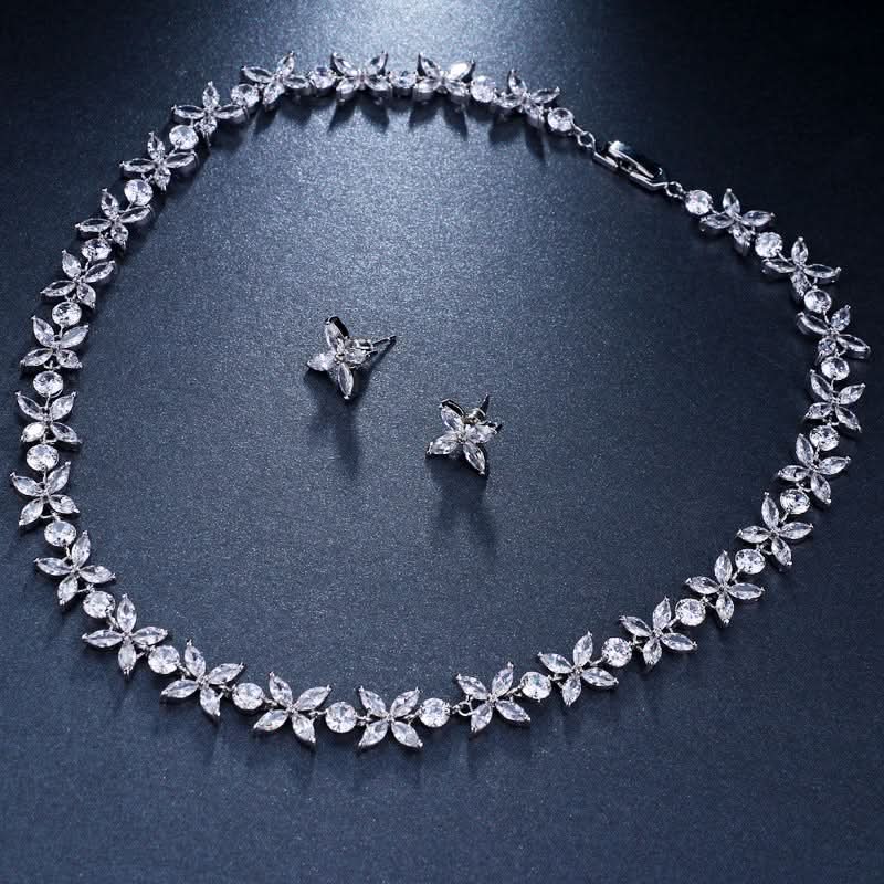 Brilliant Flower Jewelry Set - ShopLorca