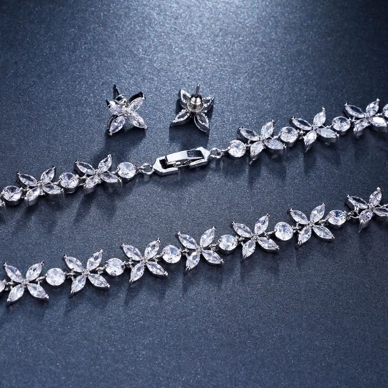 Brilliant Flower Jewelry Set - ShopLorca