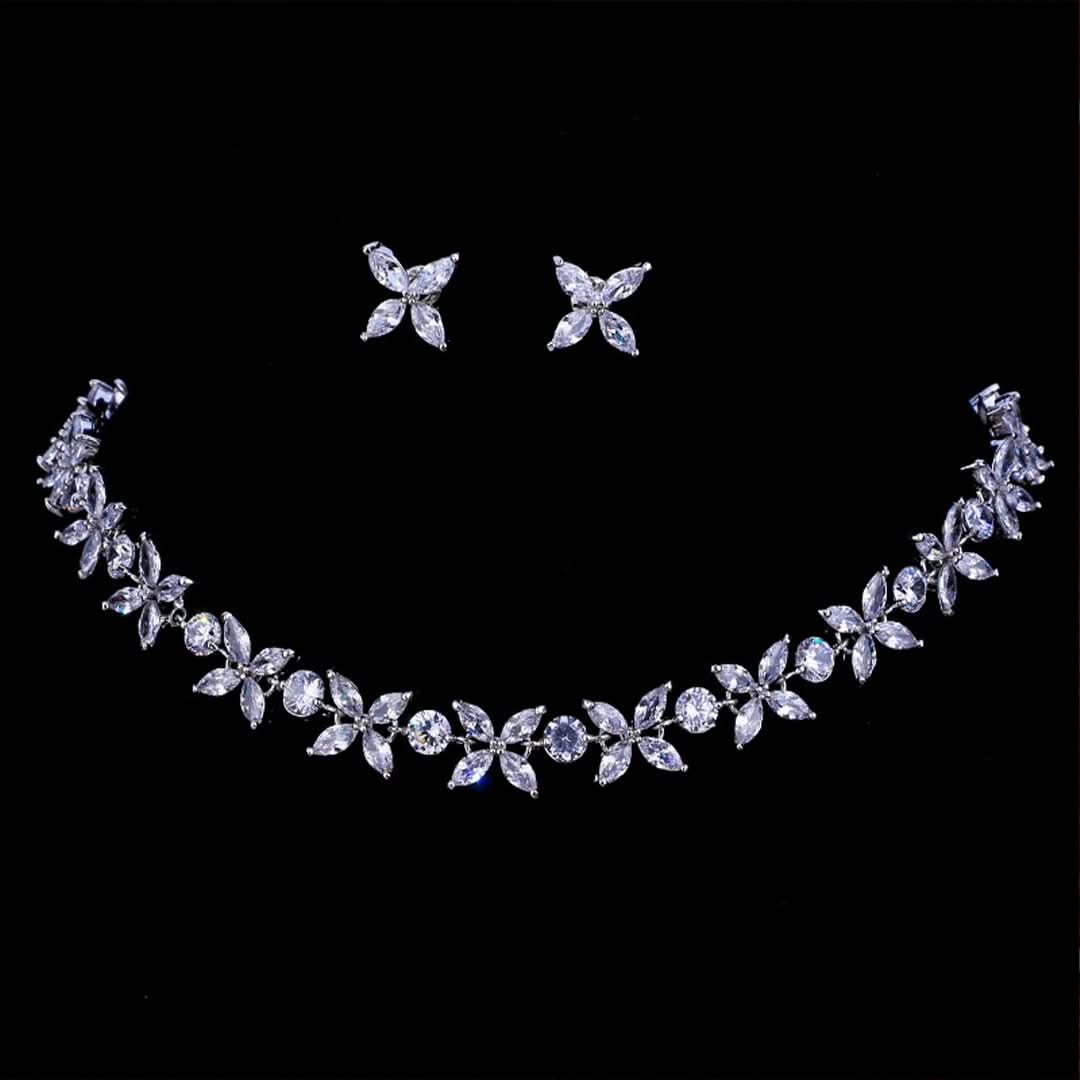 Brilliant Flower Jewelry Set - ShopLorca