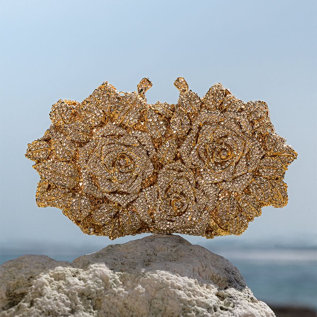 Cecilia Rose Diamonds Clutch Bag - ShopLorca