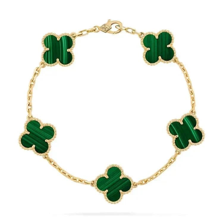 Clover Bracelet - Forest Green - ShopLorca