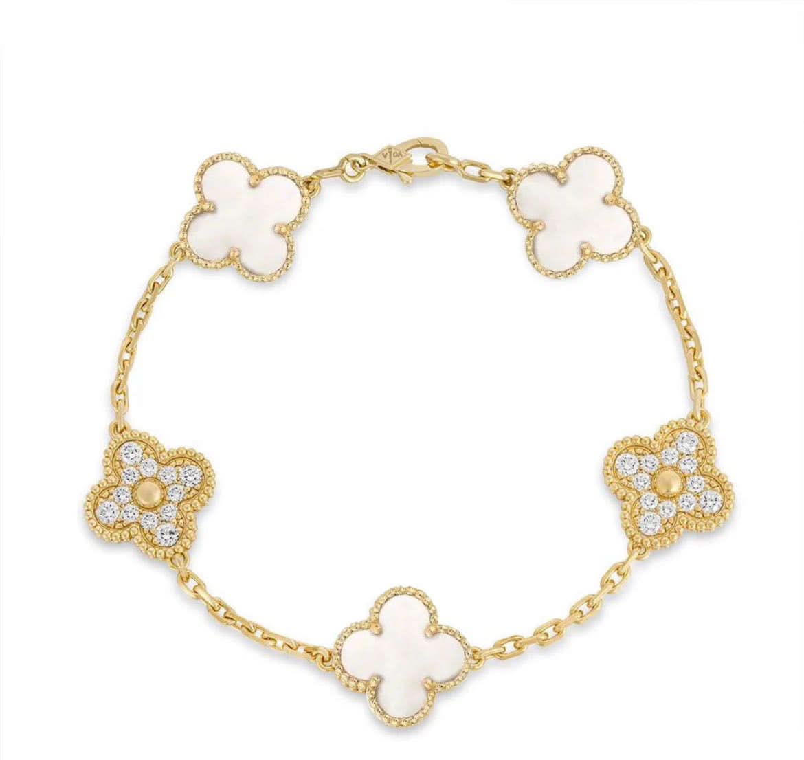 Clover Bracelet - Pearl - ShopLorca