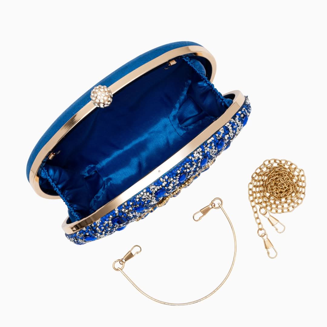 Colette Diamond Encrusted Clutch Bag - ShopLorca