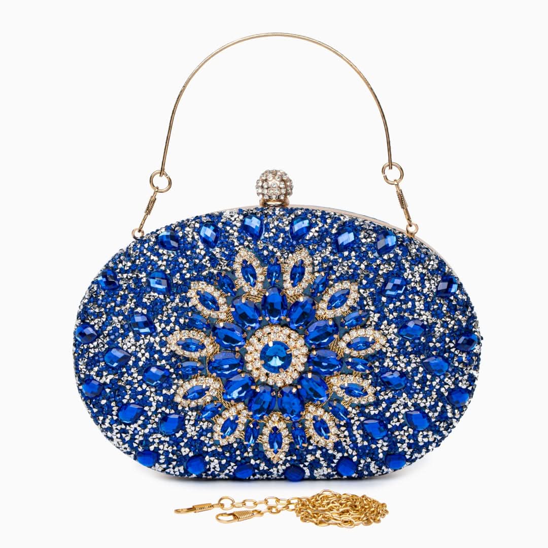 Colette Diamond Encrusted Clutch Bag - ShopLorca