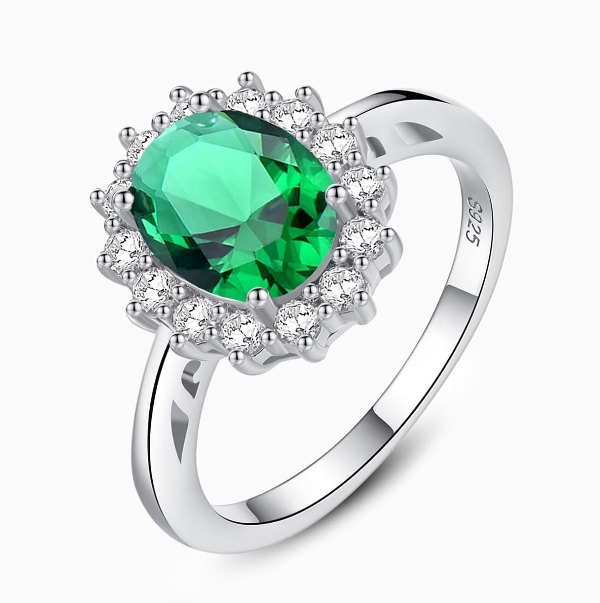 Colored Halo Ring - ShopLorca