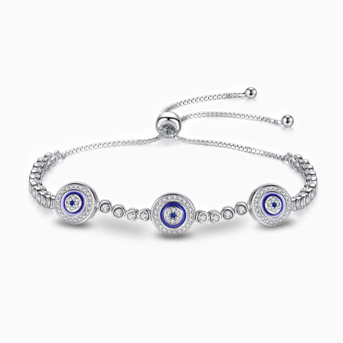 Dazzling Symbolic Evil Eye Bracelet - ShopLorca