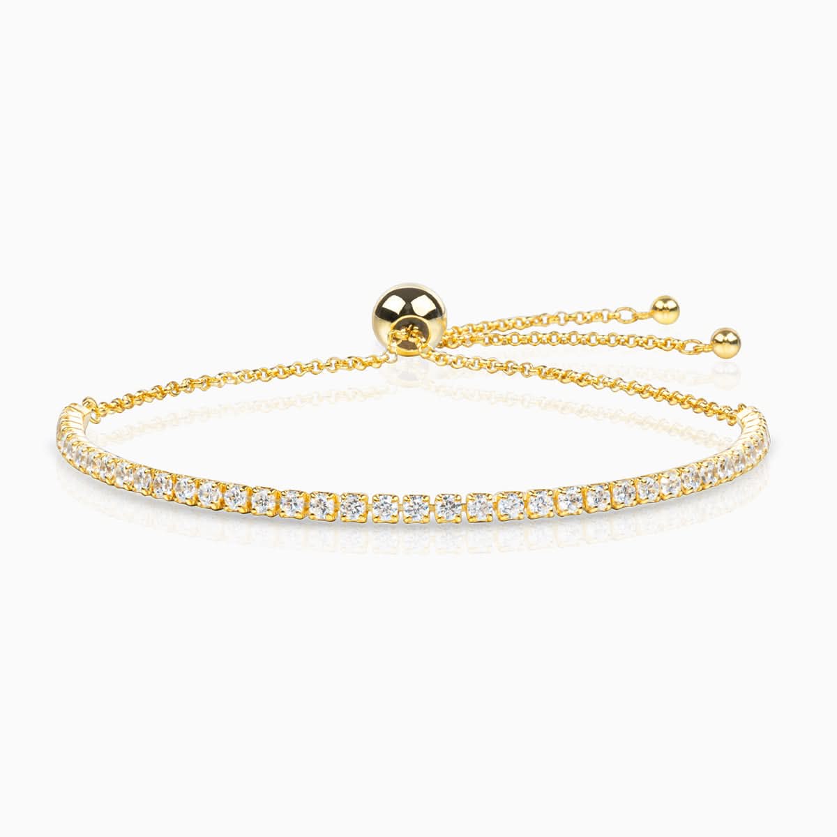 Dazzling Tennis Slider Bracelet - ShopLorca