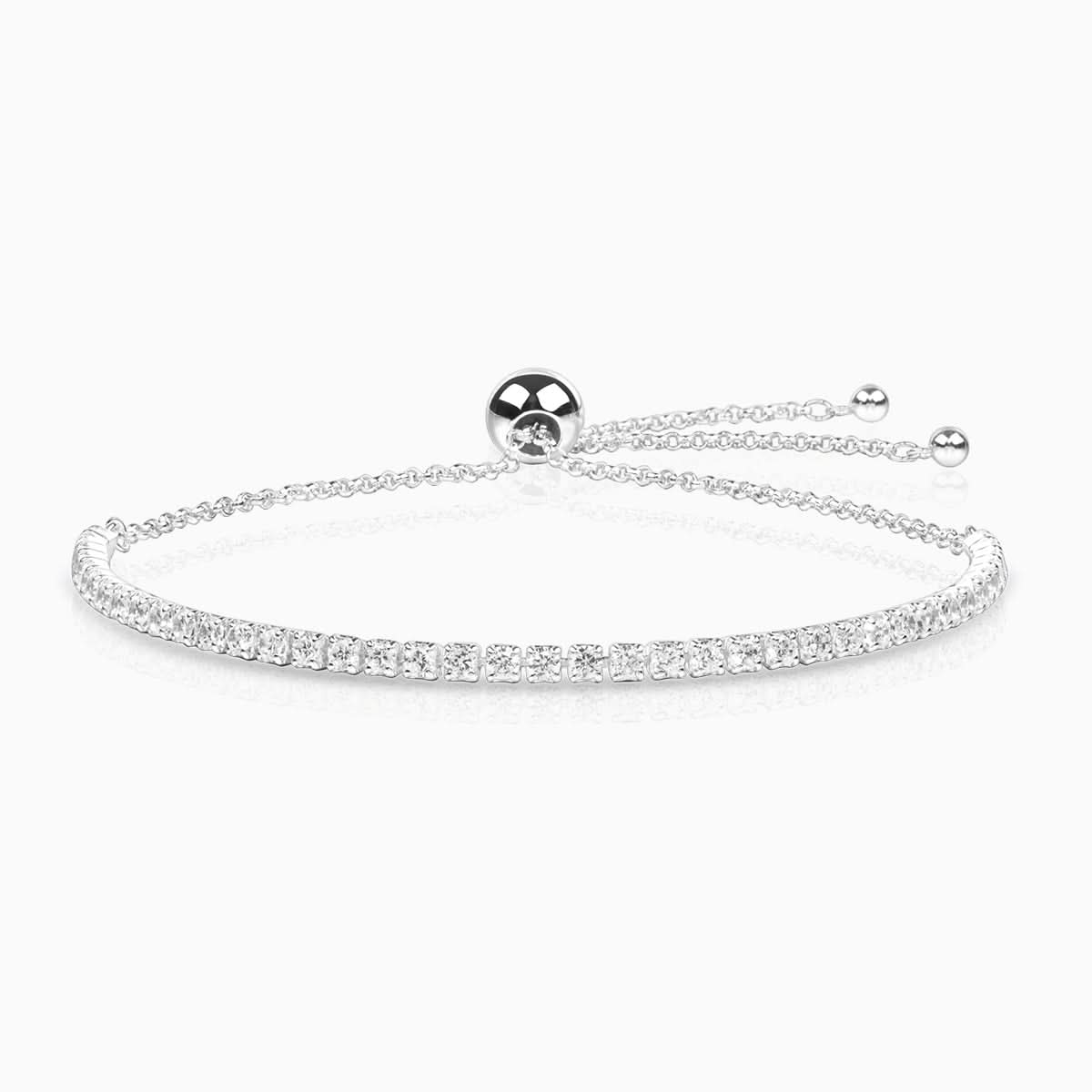 Dazzling Tennis Slider Bracelet - ShopLorca