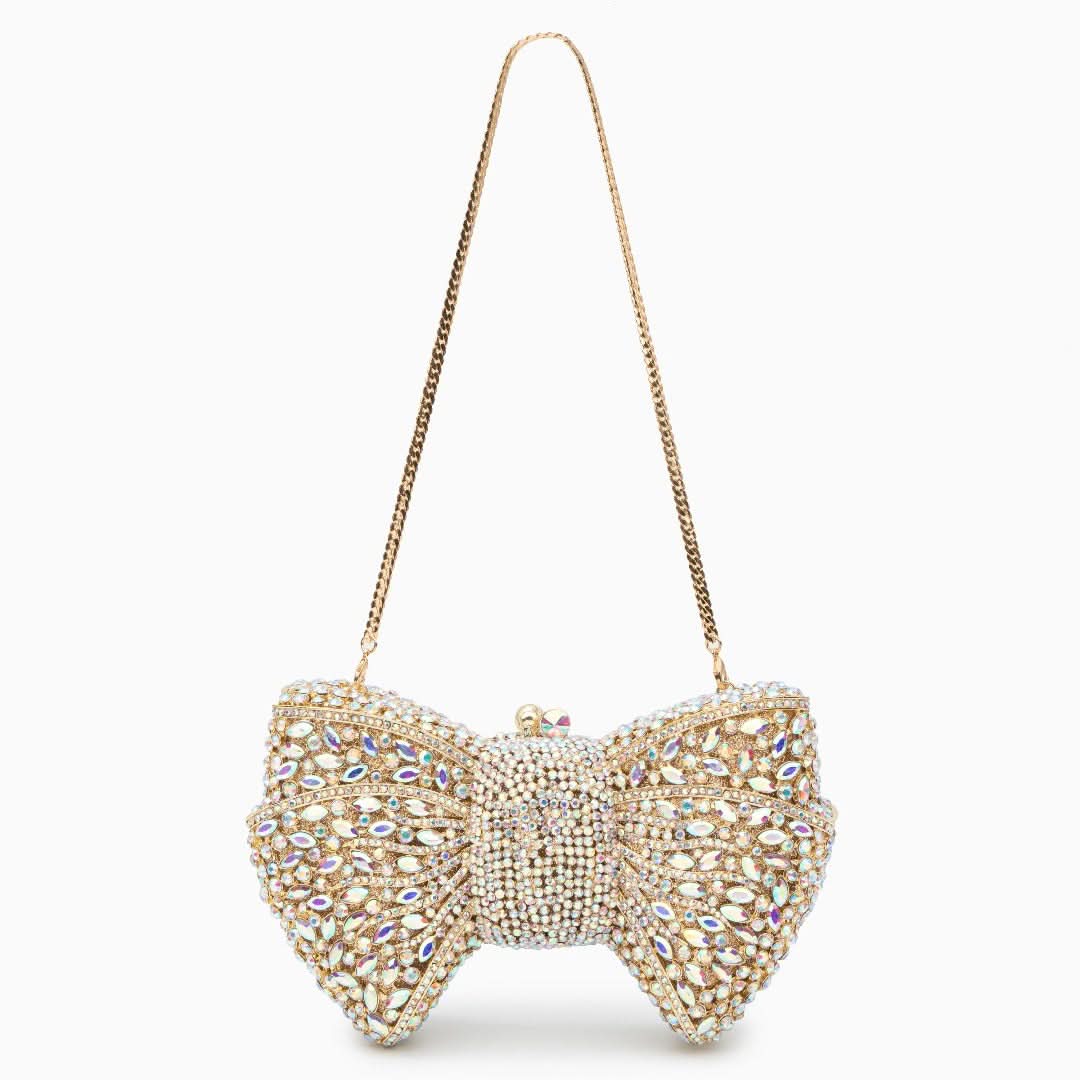 Isabella Ribbon Shaped Clutch Bag - ShopLorca