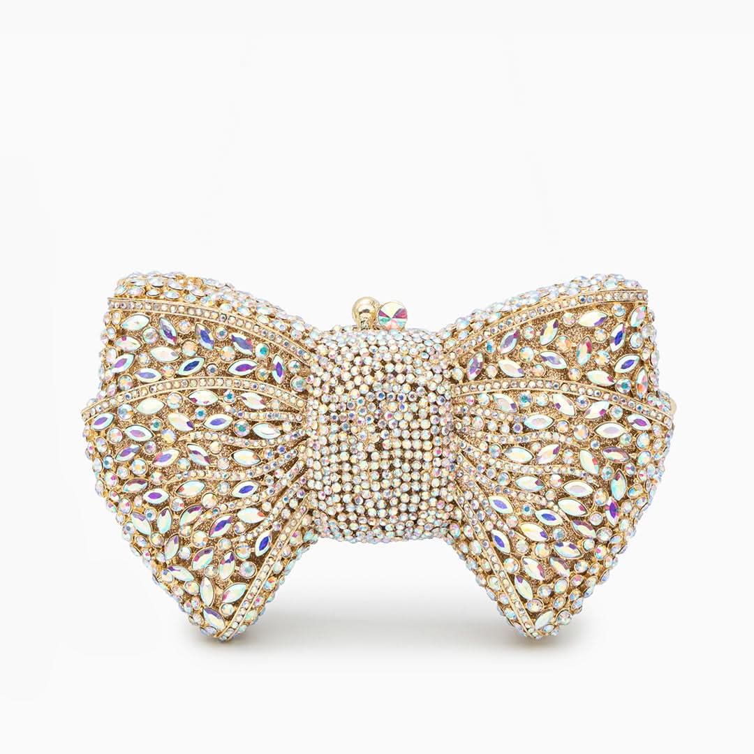 Isabella Ribbon Shaped Clutch Bag - ShopLorca