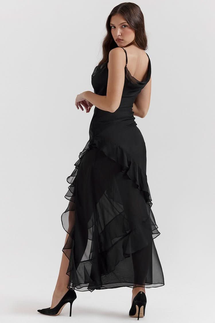 LORCA | RUFFLED MAXI DRESS - ShopLorca