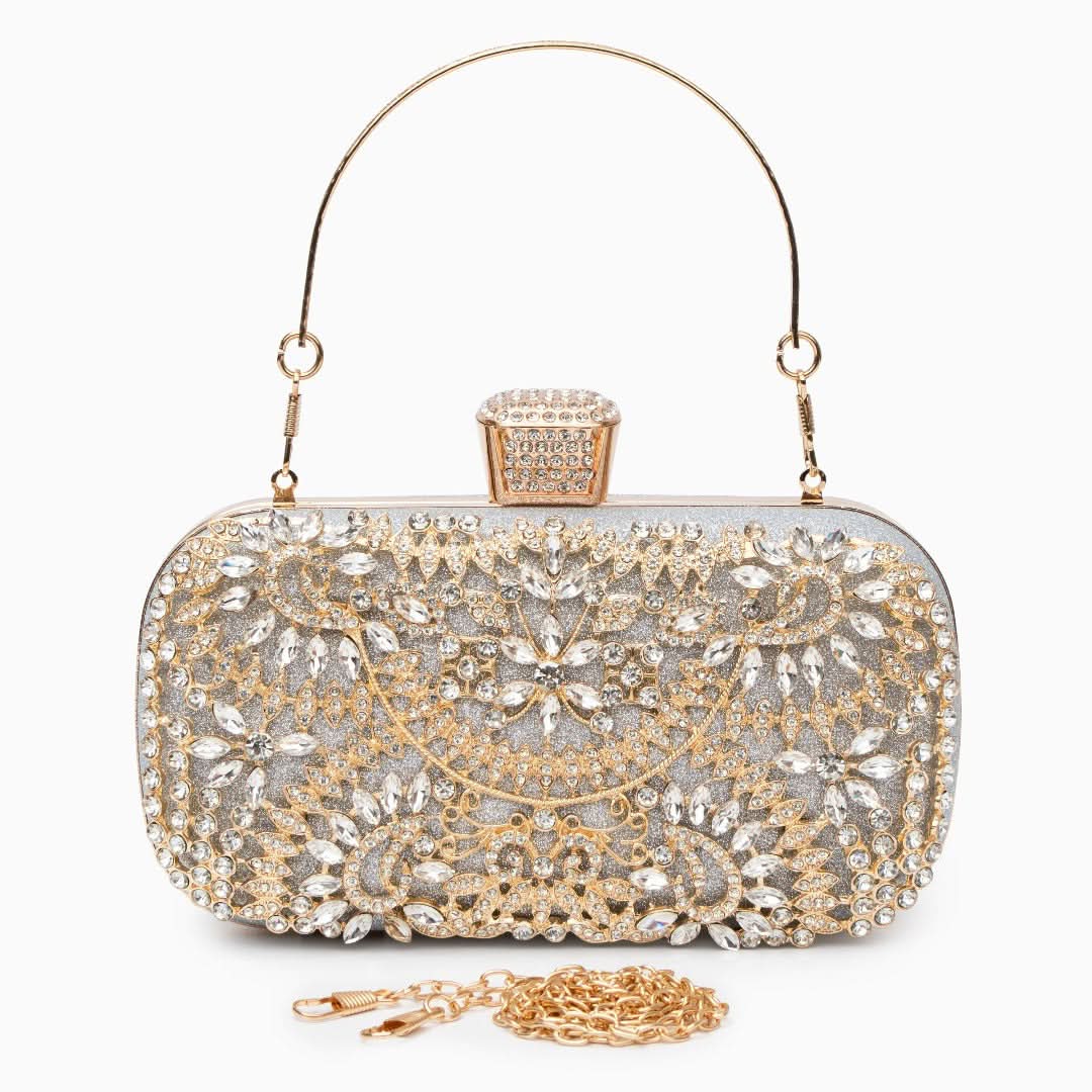 Luxurious Flower Clutch Bag - ShopLorca