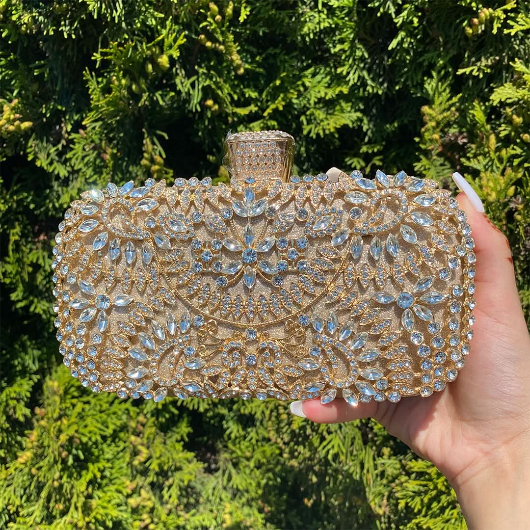 Luxurious Flower Clutch Bag - ShopLorca