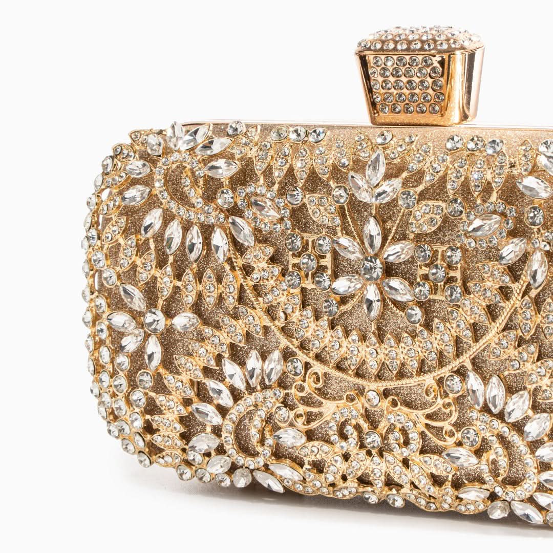Luxurious Flower Clutch Bag - ShopLorca