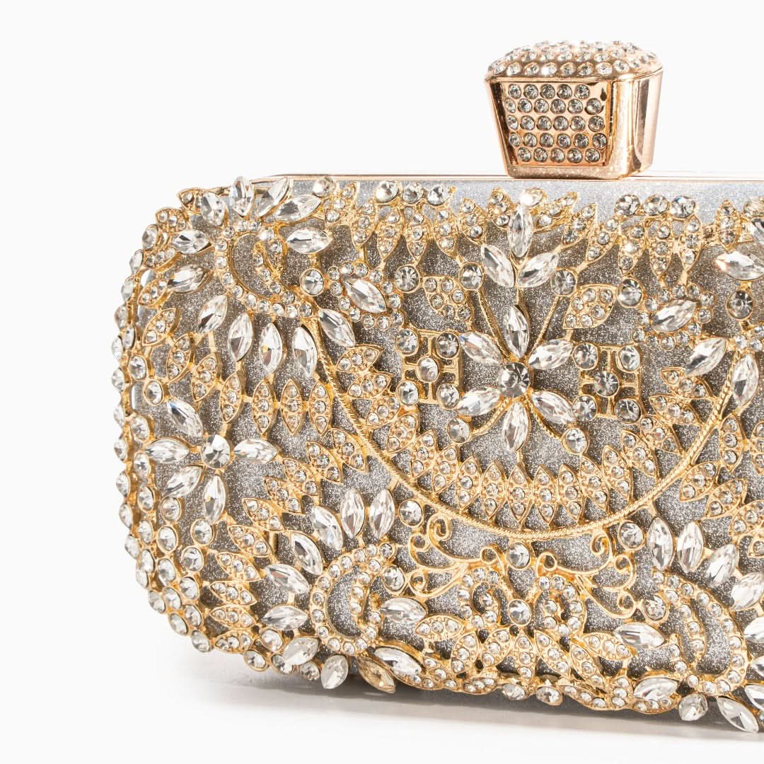 Luxurious Flower Clutch Bag - ShopLorca