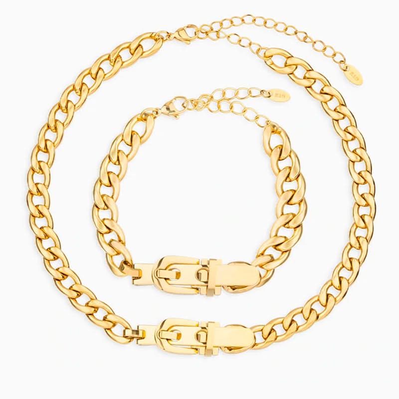 Modern Buckle Jewelry Set - ShopLorca