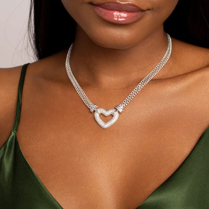Paris Heart Pendant Jewelry Set - ShopLorca