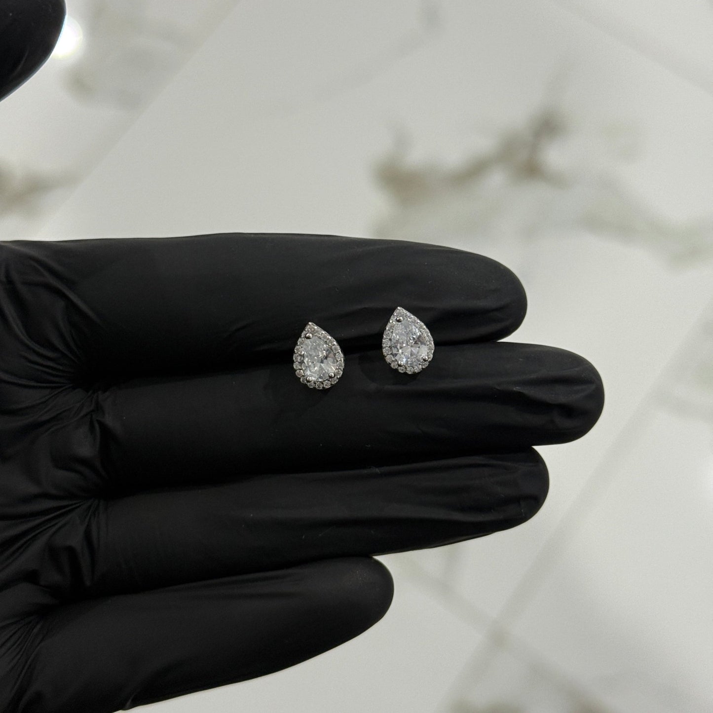 S925 Droplet Earrings - ShopLorca