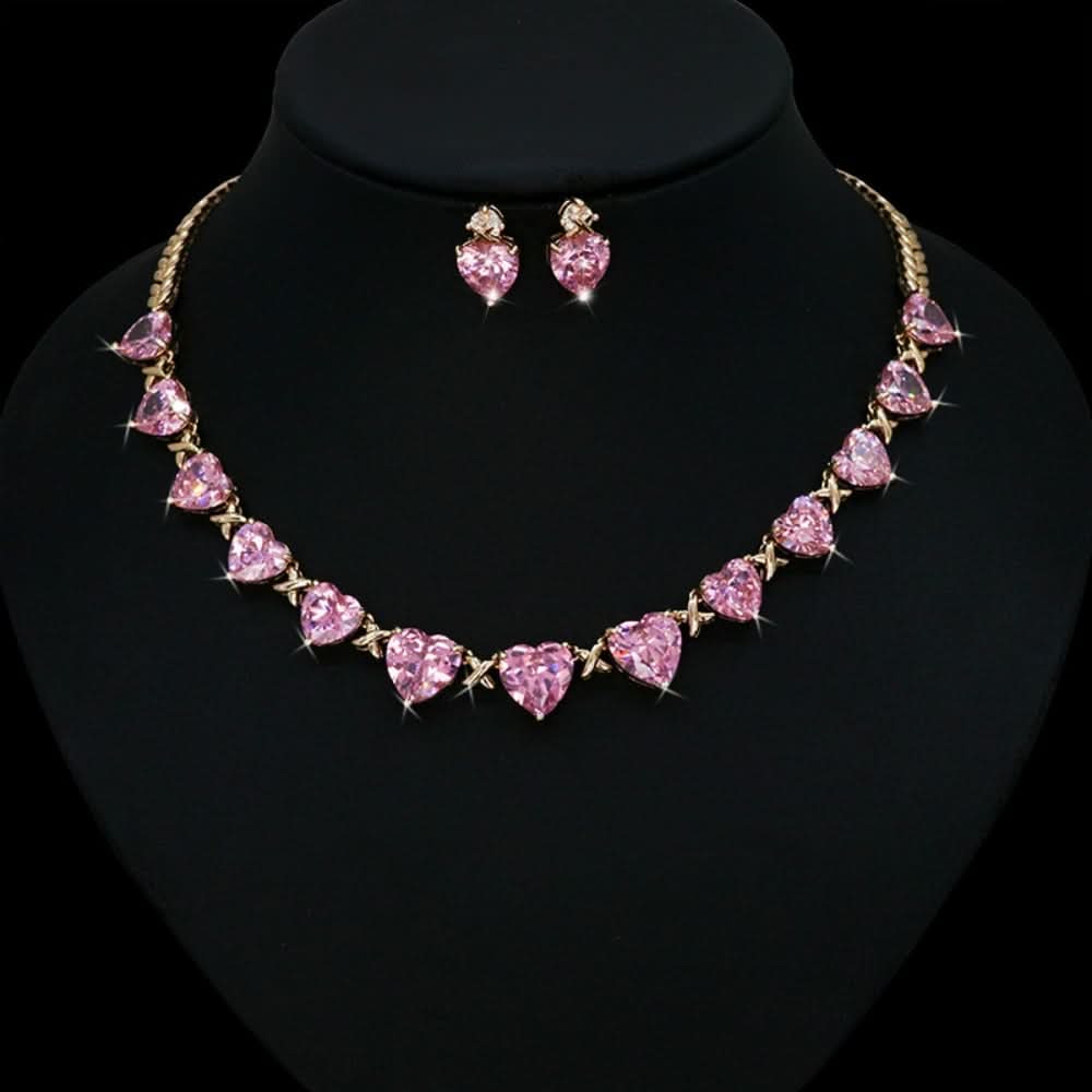 Sparkling Hearts Jewelry Set - ShopLorca