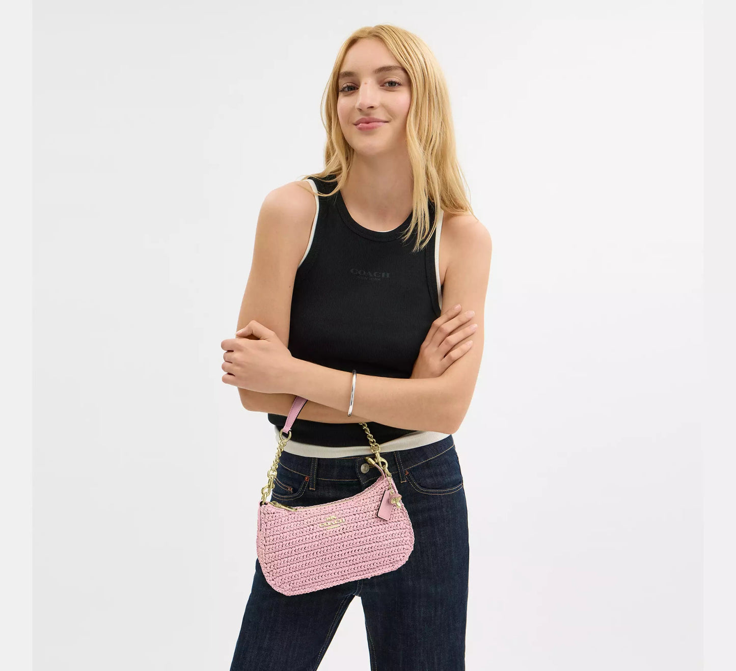 Teri Straw Shoulder Bag - ShopLorca