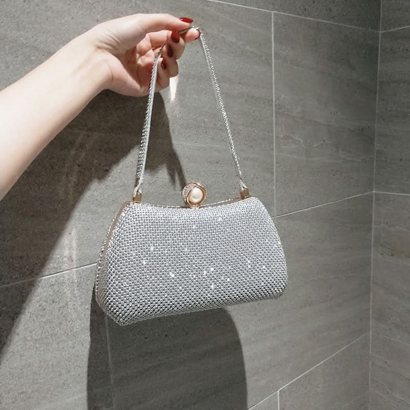 Vintage Rhinestones Glitter Handbag - ShopLorca