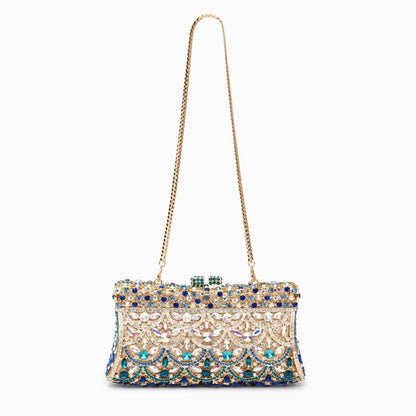 Aubrielle Diamond - Encrusted Clutch Bag - ShopLorca