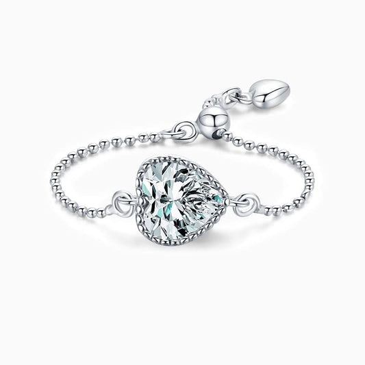 Austere Beauty Chain Ring - ShopLorca
