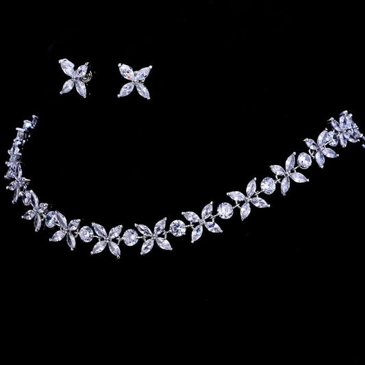 Brilliant Flower Jewelry Set - ShopLorca