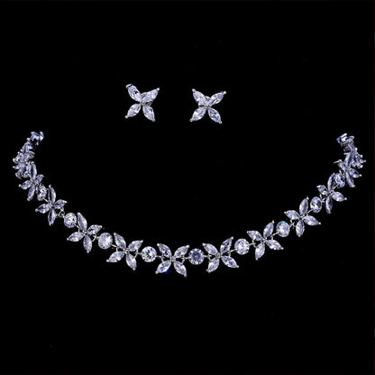 Brilliant Flower Jewelry Set - ShopLorca