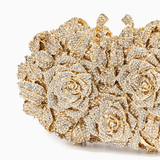 Cecilia Rose Diamonds Clutch Bag - ShopLorca