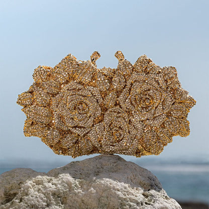 Cecilia Rose Diamonds Clutch Bag - ShopLorca