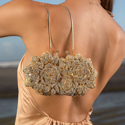 Cecilia Rose Diamonds Clutch Bag - ShopLorca
