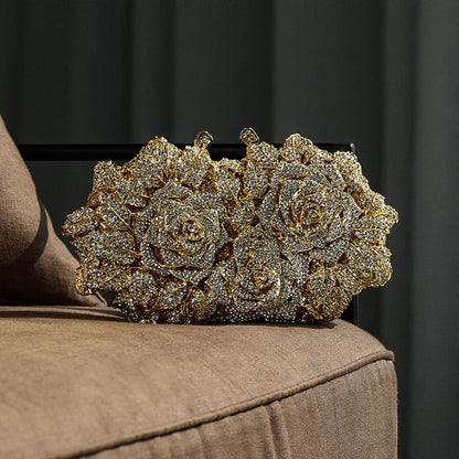 Cecilia Rose Diamonds Clutch Bag - ShopLorca