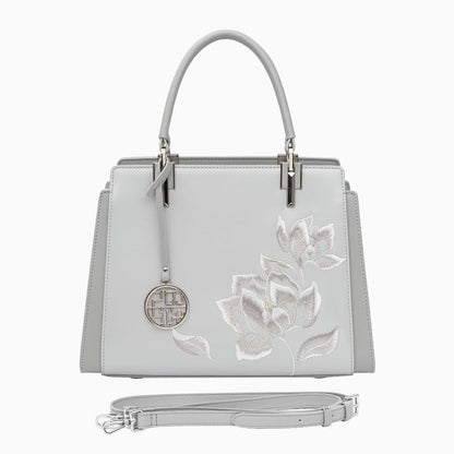 Cleo Genuine Leather Medium Tote Bag - ShopLorca