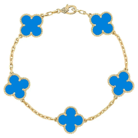 Clover Bracelet - Blue - ShopLorca