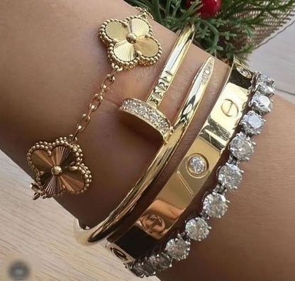 Clover Bracelet - Gold 2 - ShopLorca