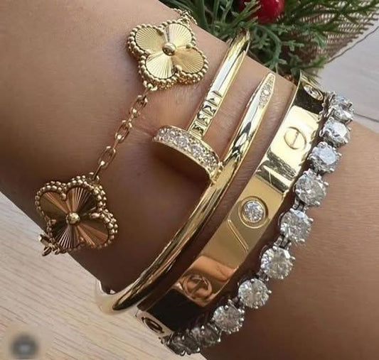 Clover Bracelet - Gold 2 - ShopLorca