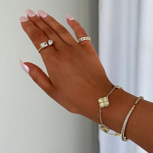 Clover Bracelet - Gold 3 - ShopLorca