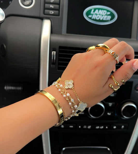 Clover Bracelet - Pearl - ShopLorca