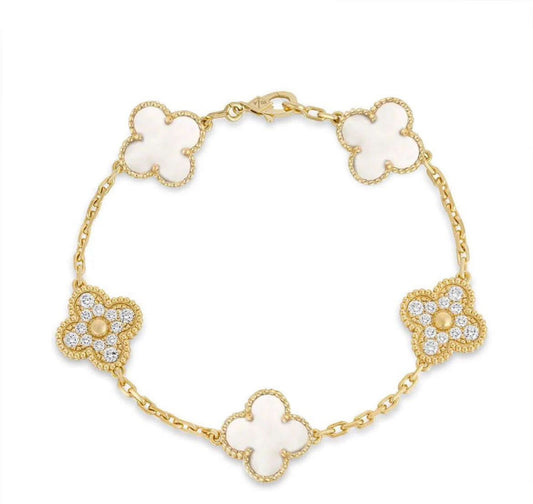 Clover Bracelet - Pearl - ShopLorca