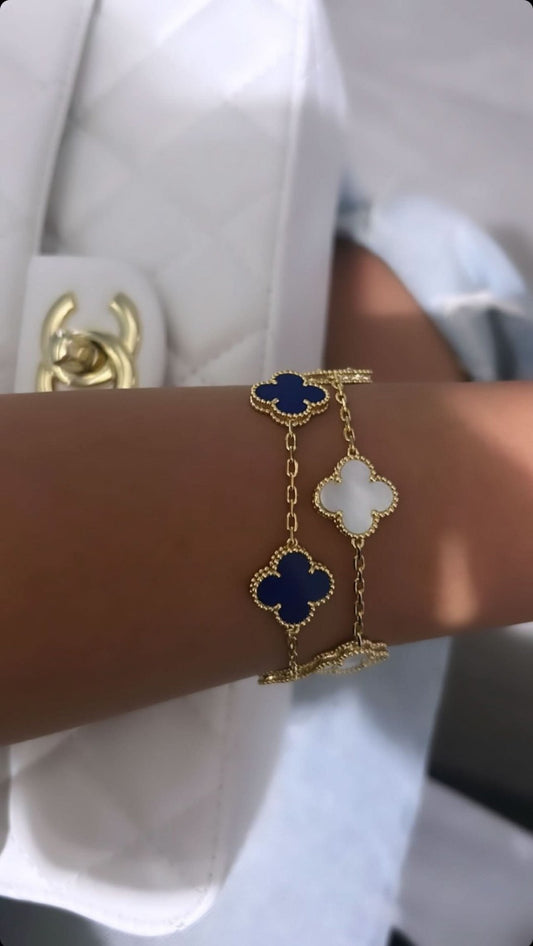Clover Bracelet - Pearl White - ShopLorca