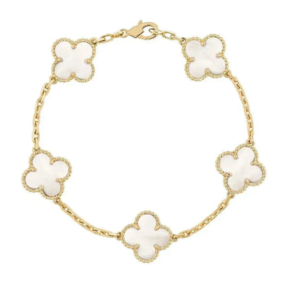 Clover Bracelet - Pearl White - ShopLorca