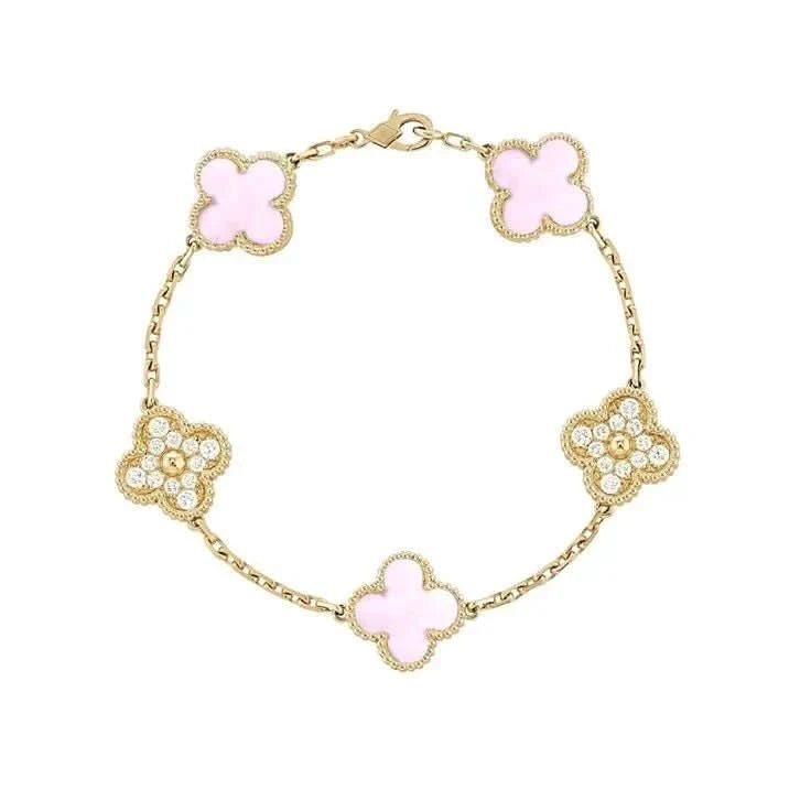 Clover Bracelet - Pink - ShopLorca