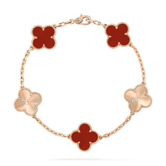 Clover Bracelet - Rosey Gold - ShopLorca