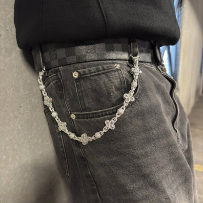 Clover Crystal Wallet Chain - ShopLorca