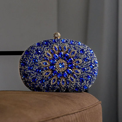 Colette Diamond Encrusted Clutch Bag - ShopLorca