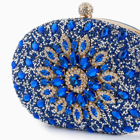 Colette Diamond Encrusted Clutch Bag - ShopLorca