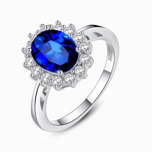 Colored Halo Ring - ShopLorca