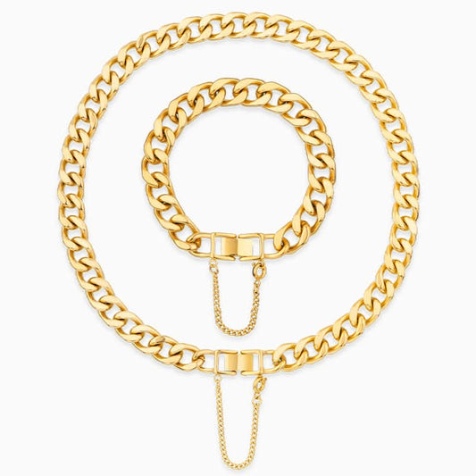 Contemporary Buckle Jewelry Set - ShopLorca