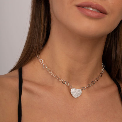 Dazzling Heart Necklace - ShopLorca
